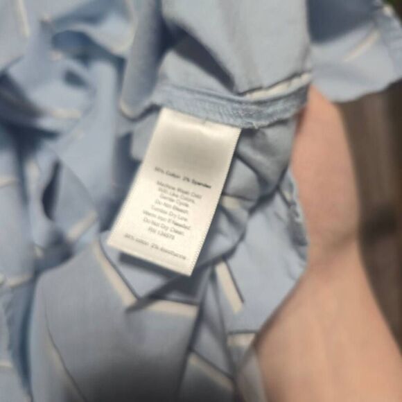 Vineyard Vines Martha's Vineyard Blue Stripe Poplin Button Down Shirt - Picture 4 of 4